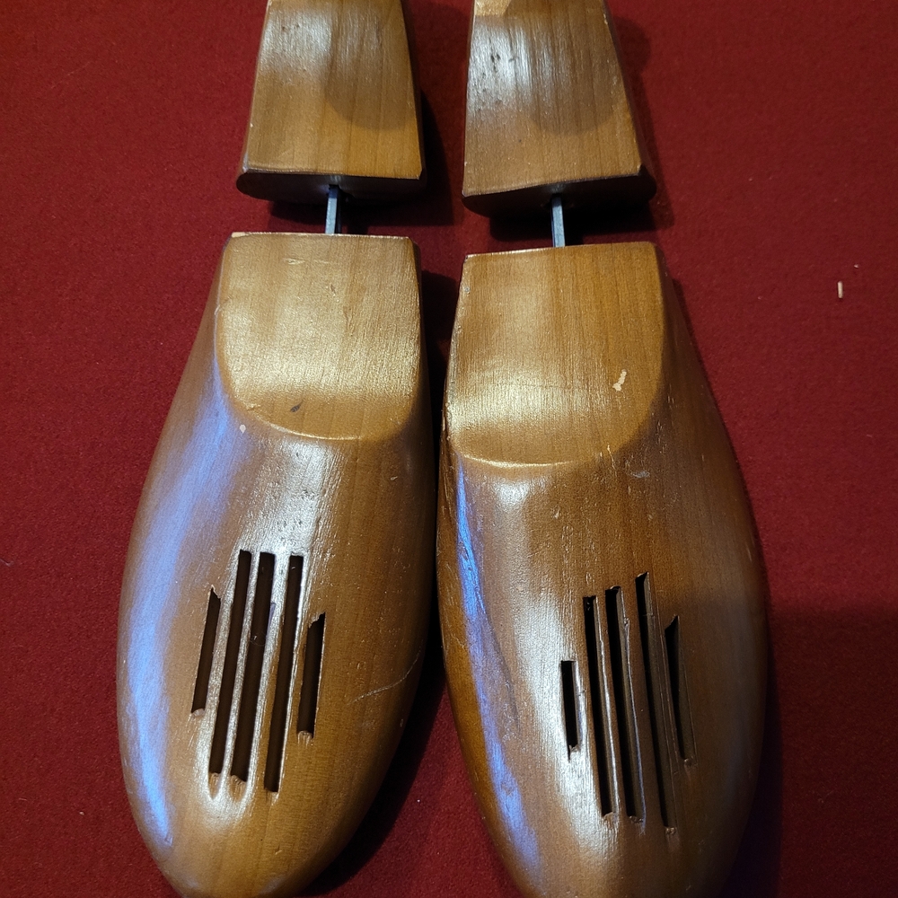 Premium Brown Wooden Shoe Trees